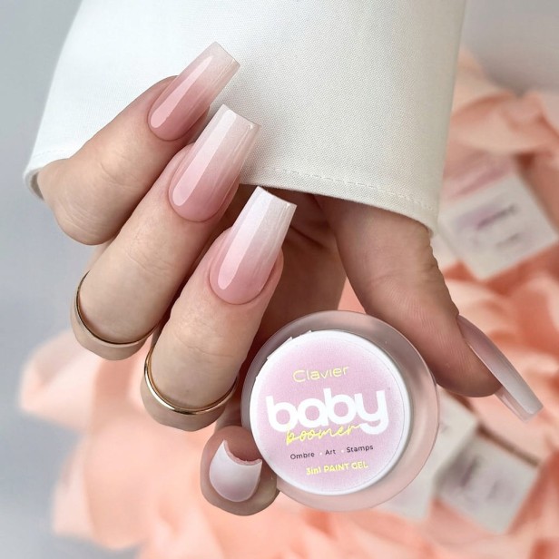 Clavier Żel 3w1 do Zdobień Baby Boomer Artistic Gel Ombre Paint F01 SUBLIME