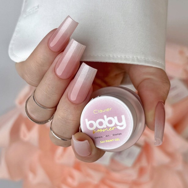 Clavier Żel 3w1 do Zdobień Baby Boomer Artistic Gel Ombre Paint S03 STARLIT