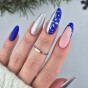 Yoshi Paint Gel UV LED Żel Do Paznokci Zdobień Platinum Silver 5ml