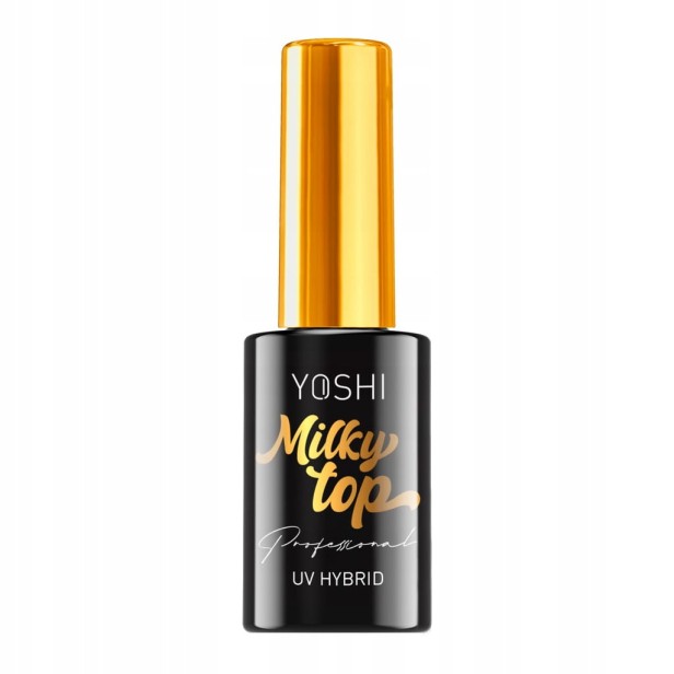 Yoshi Top Milky No Wipe Mleczny Top hybrydowy LED/UV 10 ml