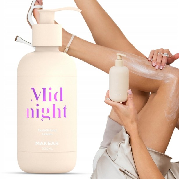 MAKEAR Perfumowany Balsam do ciała i dłoni z witaminami A E MIDNIGHT 300ml