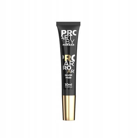Makear ProArt Silver PA22 Srebrna farbka pasta do stempli zdobień 10ml