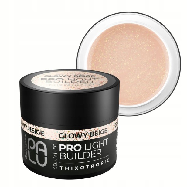 PALU Żel budujący Pro Light Builder Thixotropic GLOWY BEIGE 45g