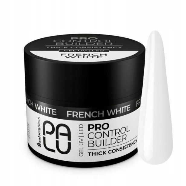 PALU Żel budujący Pro Control Builder Thick Consistency FRENCH WHITE 45g