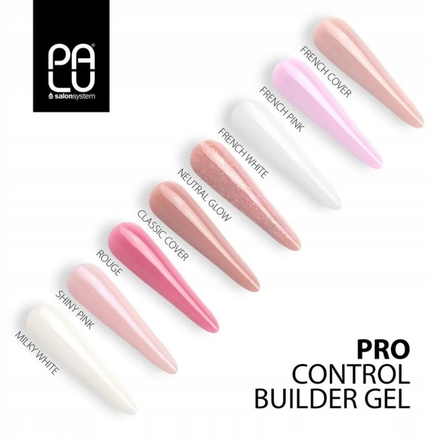 PALU Żel budujący Pro Control Builder Thick Consistency FRENCH WHITE 45g