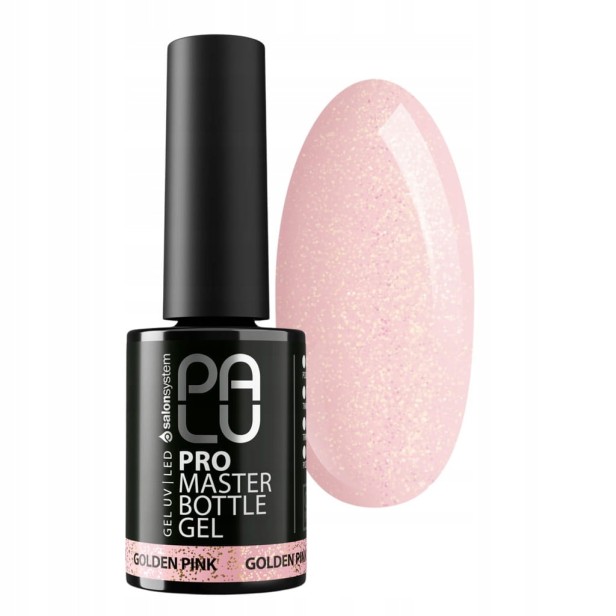 PALU Żel w Butelce do paznokci Pro Master Bottle Gel GOLDEN PINK 11g