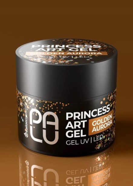 PALU Żel do Zdobień Princess Art Gel GOLDEN AURORA GEL UV/LED 10g
