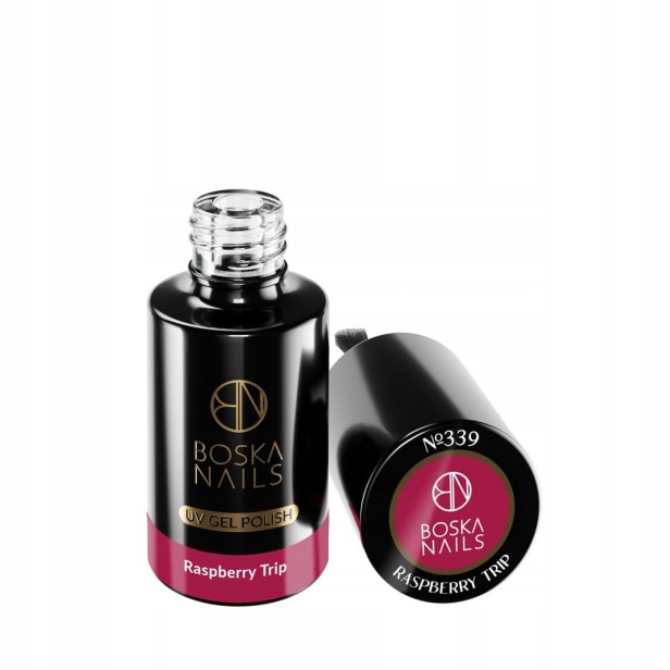 Boska Nails Lakier Hybrydowy do paznokci 339 Raspberry Trip malinowy 6ml