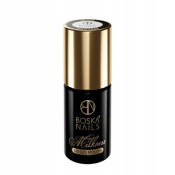 Boska Nails Lakier hybrydowy Do Paznokci Biały Mleczny Milkness 442 6ml