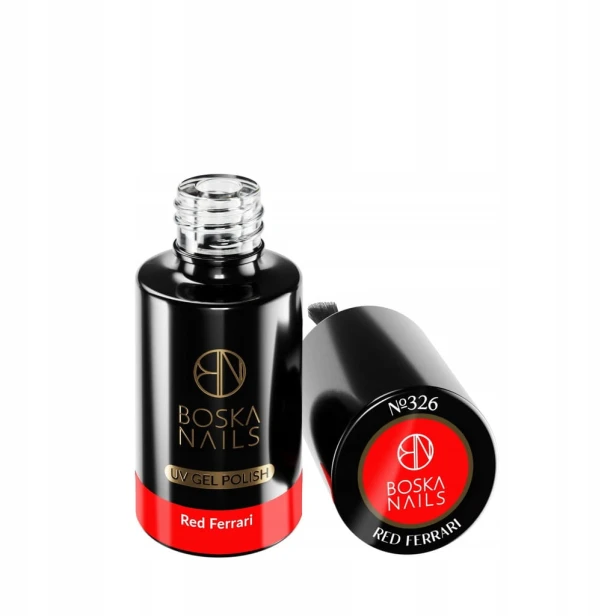 Boska Nails Divine Lakier Hybrydowy Do Paznokci Czerwony 326 Red Ferry 6ml