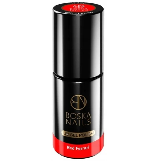 Boska Nails Divine Lakier Hybrydowy Do Paznokci Czerwony 326 Red Ferry 6ml