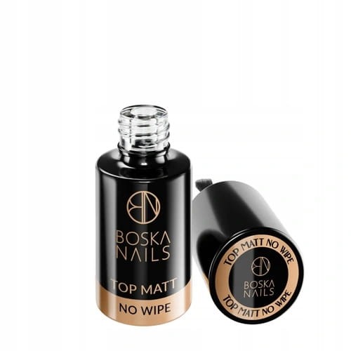 Boska Nails Top Matt No Wipe lakier hybrydowy do paznokci matowy 6ml