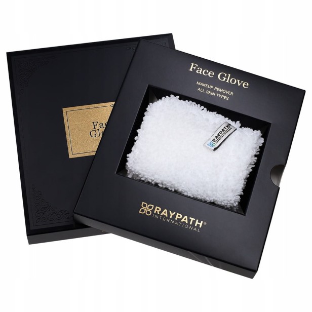 RAYPATH Czyścik do demakijażu samą wodą rękawiczka FACE GLOVE bez chemii