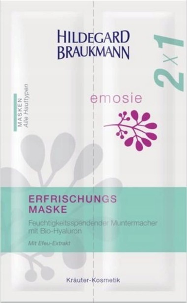 Maska Odświeżająca do Twarzy Refreshing Mask 2 x 7 ml Emosie Hildegard