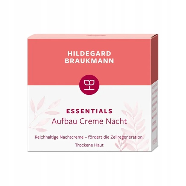 Bogaty Krem odbudowujący na Noc Aufbau Creme Nacht 50ml Essentials Hildegar