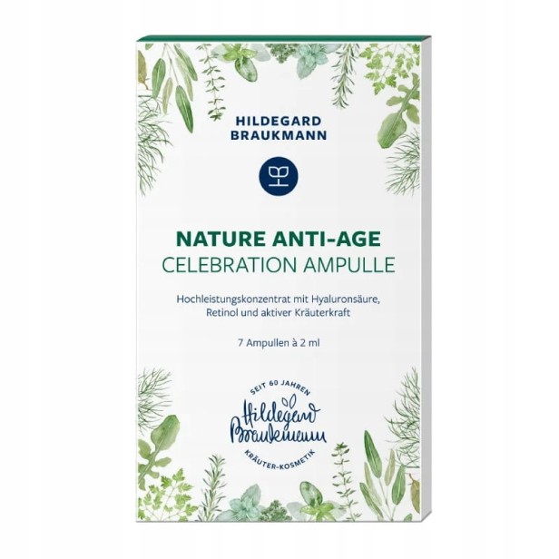 Ampułki Kuracj Przeciwstarzeniowa Nature Anti-Age Celebration Ampulle 7x2ml