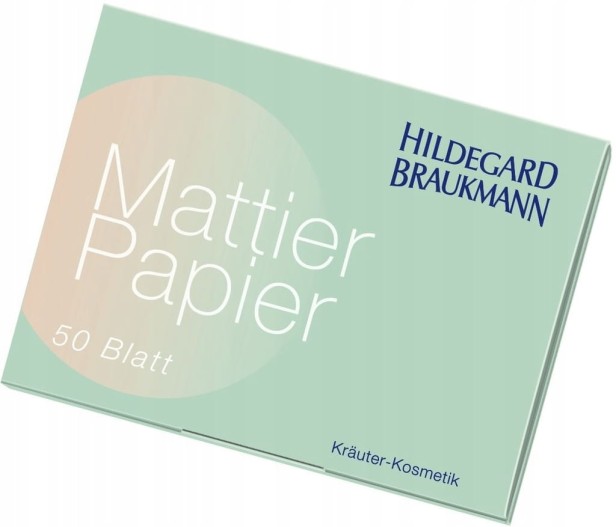 Specjalne Bibułki Matujące do Twarzy Mattier Papier 50szt HILDEGARD