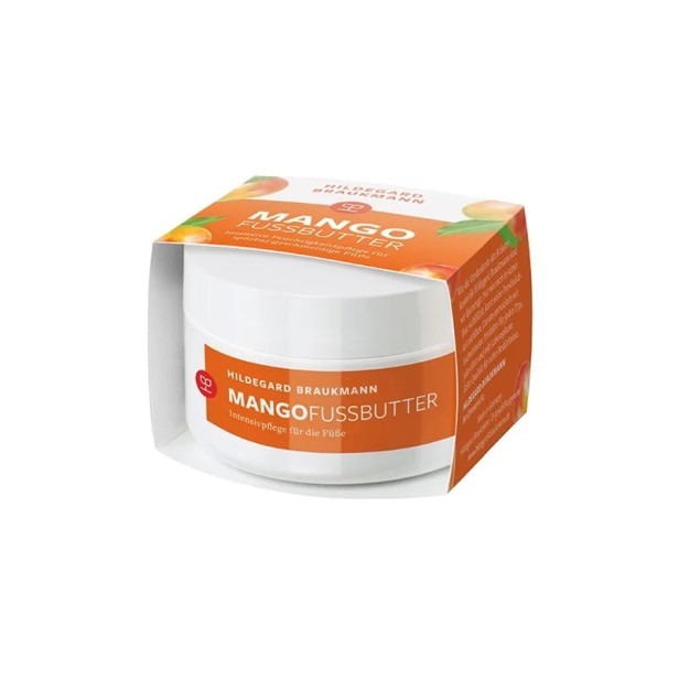 Odżywcze masło do stóp z mango Mango Fußbutter 100ml Hildegard Braukmann