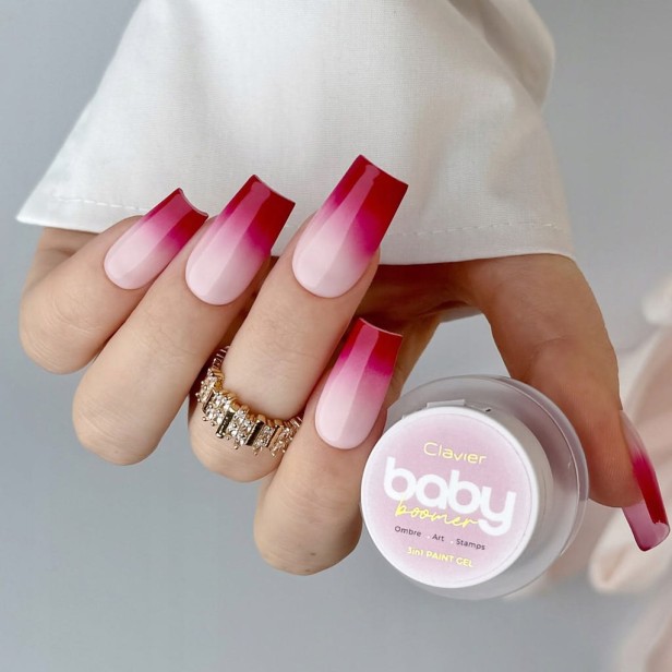 CLAVIER Żel 3w1 do Zdobień Baby Boomer Artistic Gel Ombre C01 Euphoria
