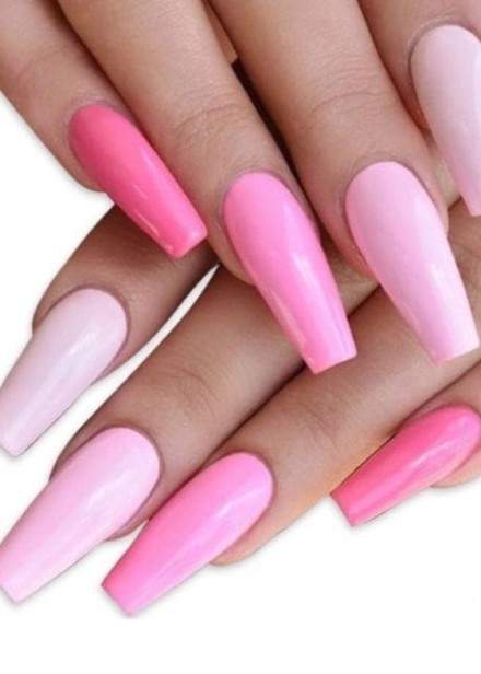 F.O.X FOX Dual Form 3.0 Górne Formy do przedłużania paznokci BALLERINA 120s