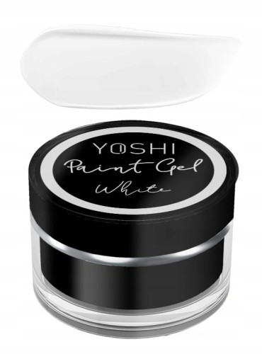 Yoshi Żel Do Zdobień Paznokci Paint Gel White Farbka Biała Hybryda 5ml