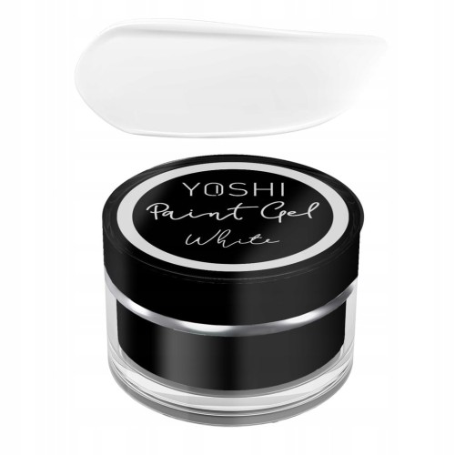 Yoshi Żel Do Zdobień Paznokci Paint Gel White Farbka Biała Hybryda 5ml