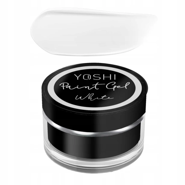 Yoshi Żel Do Zdobień Paznokci Paint Gel White Farbka Biała Hybryda 5ml