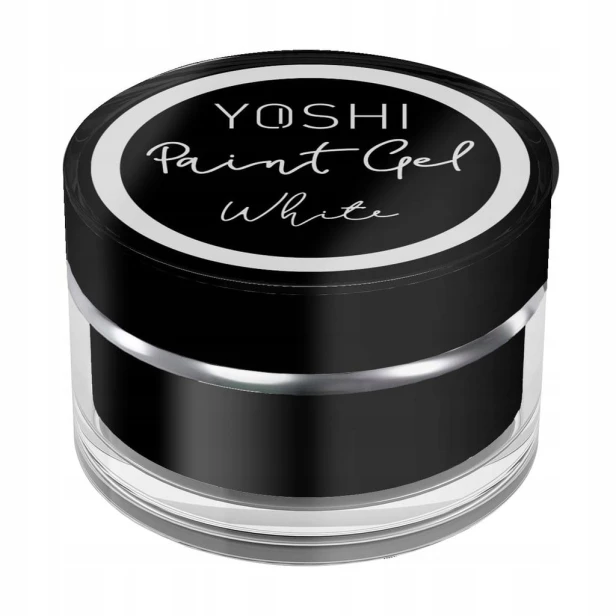 Yoshi Żel Do Zdobień Paznokci Paint Gel White Farbka Biała Hybryda 5ml