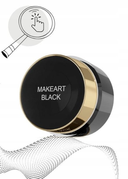 Makear Żel do zdobień czarny BLACK MAKEART 5ml