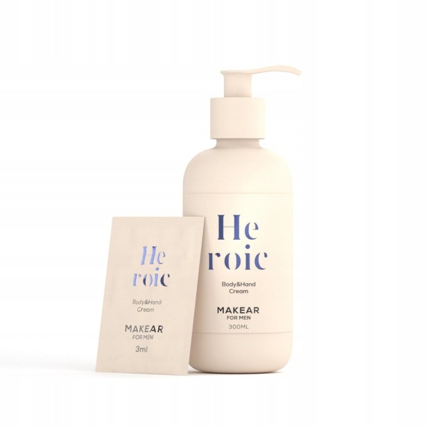 MAKEAR Perfumowany balsam krem dla mężczyzn do dłoni i ciała HEROIC