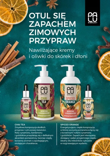 PALU Perfumowany Krem do rąk nawilżająco-regenerujący CHAI TEA 280g