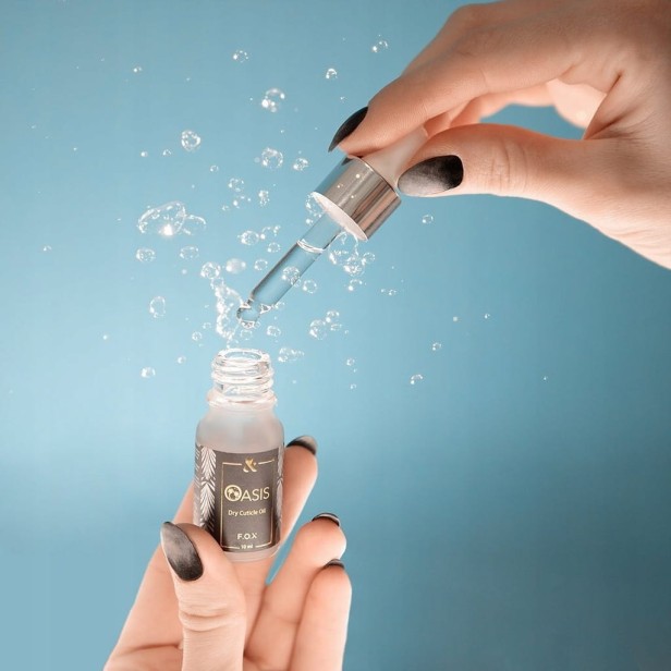 F.O.X FOX Olejek Oliwka do skórek z Pipetą Dry Cuticle Oil OASIS 10ml