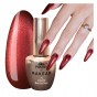 Makear Magnetyczny Lakier Hybrydowy Cat Eye C20 Czerwony Kocie Oko 8ml