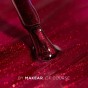 Makear Lakier Hybrydowy Cat Eye C18 Czerwony Efekt Kociego Oka Manicure 8ml