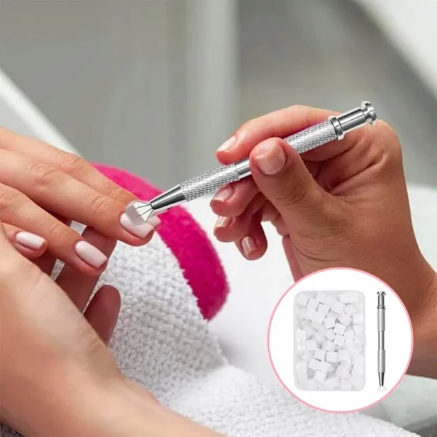 Clavier Nailsology Blendie Bestie Set Zestaw do ombre Pen + Puffs 100szt