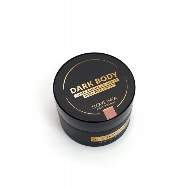 SLOWIANKA Żel budujący Cover Builder Gel Ideal Tixotropic DARK BODY 50g