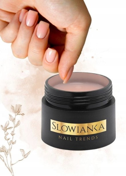SLOWIANKA Żel budujący Cover Builder Gel Non Leveling COLD BEIGE 50g