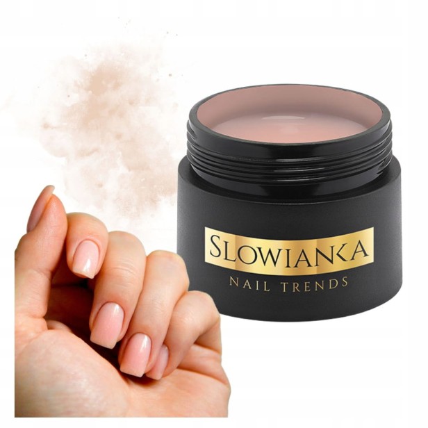 SLOWIANKA Żel budujący Cover Builder Gel Non Leveling COLD BEIGE 50g
