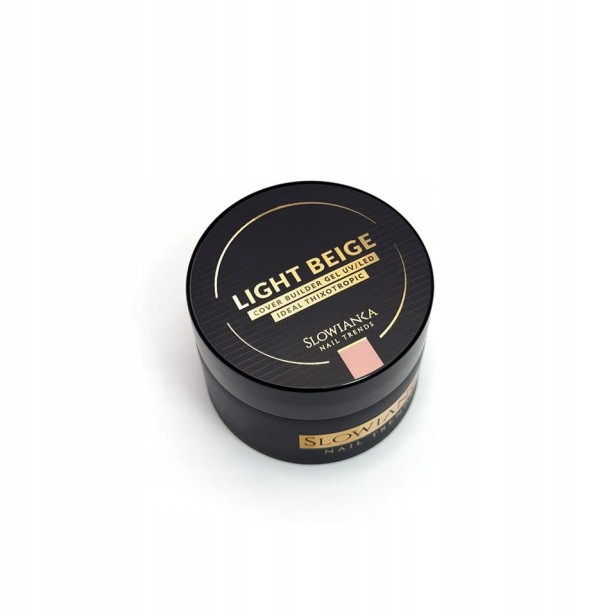 SLOWIANKA Żel budujący Cover Builder Gel Ideal Tixotropic LIGHT BEIGE 50g
