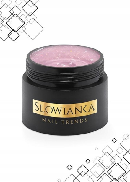 SLOWIANKA Żel budujący Cover Builder Gel Non-Leveling SHIMMER SKIN 15g