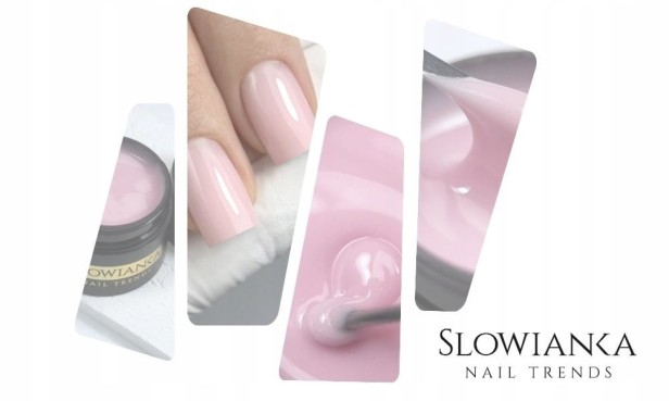 SLOWIANKA Żel budujący Cover Builder Gel Non-Leveling SHIMMER SKIN 15g