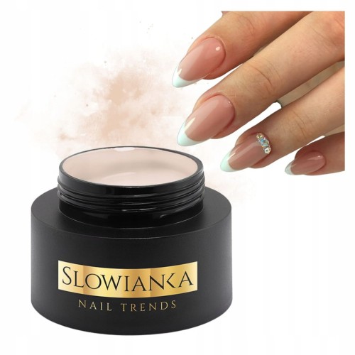 SLOWIANKA Żel budujący Cover Builder Gel Non-Leveling MILKY BEIGE 15g