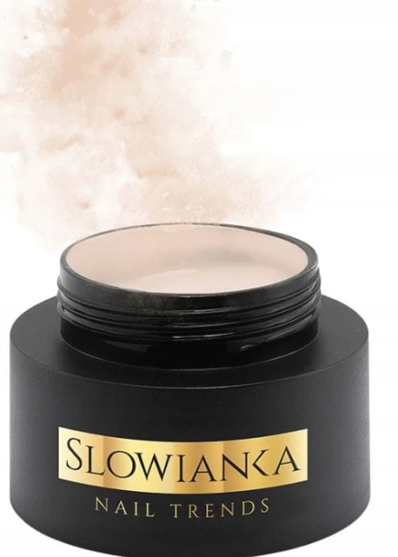 SLOWIANKA Żel budujący Cover Builder Gel Non-Leveling MILKY BEIGE 15g