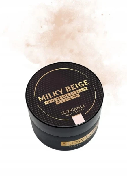 SLOWIANKA Żel budujący Cover Builder Gel Non-Leveling MILKY BEIGE 15g
