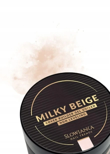 SLOWIANKA Żel budujący Cover Builder Gel Non-Leveling MILKY BEIGE 15g
