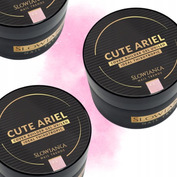 SLOWIANKA Żel budujący Cover Builder Gel Ideal Tixotropic CUTE ARIEL 15g