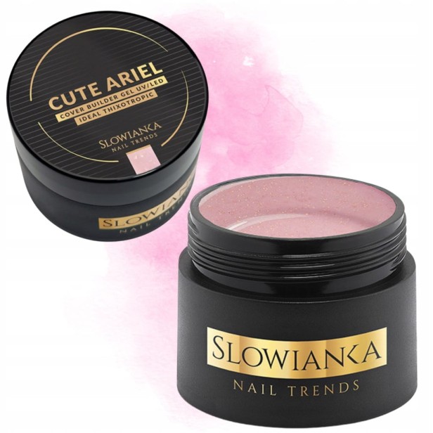 SLOWIANKA Żel budujący Cover Builder Gel Ideal Tixotropic CUTE ARIEL 15g