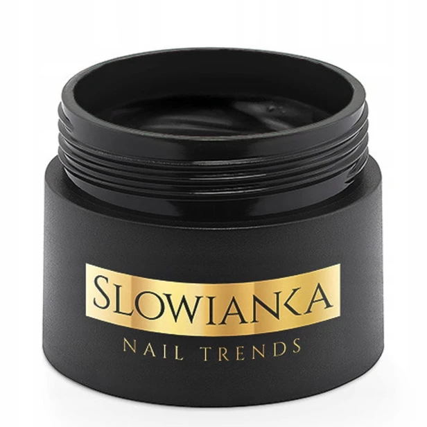 SLOWIANKA Czarny Żel Do Zdobień Paznokci SPIDER HEXA GEL BLACK 5g