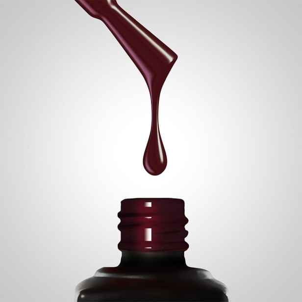 SLOWIANKA Lakier hybrydowy 497 Black Cherry bordowy, wiśniowy 10g