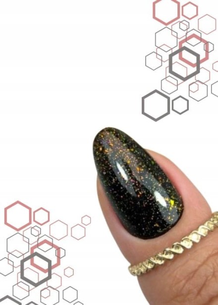 SLOWIANKA Top Coat No Wipe Top hybrydowy SHIMMER STAR 10g